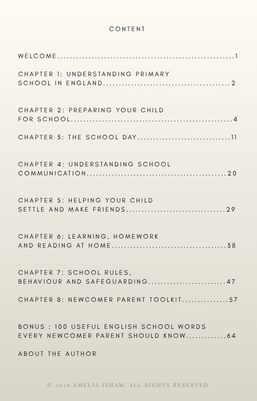 New to England Guide: Starting Primary School