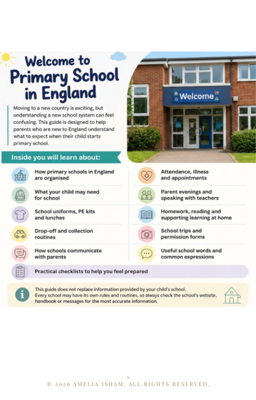 New to England Guide: Starting Primary School